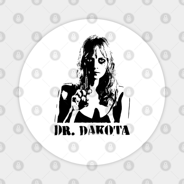 Dr. Dakota Block Magnet by IconStencils